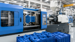 Injection molding performance depends on both the polymer formulation and the properties of the Ground calcium carbonate used
